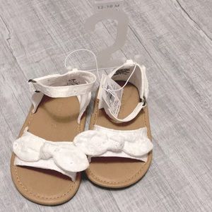 NWT White Sandals